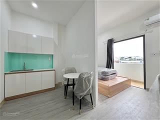 Căn hộ 1pn ban công tầng cao view thoáng ngay nguyễn gia trí  nhà mới sạch sẽ