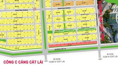 Bán lô đất 6x20m, mặt tiền 2 làn đường nhựa 50m có công viên cây xanh