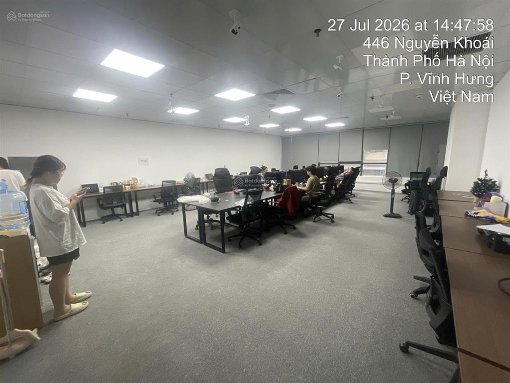 Cho thuê văn phòng tại chung cư 122 vĩnh tuy, giá cực chất 22 triệu, 157 m2
