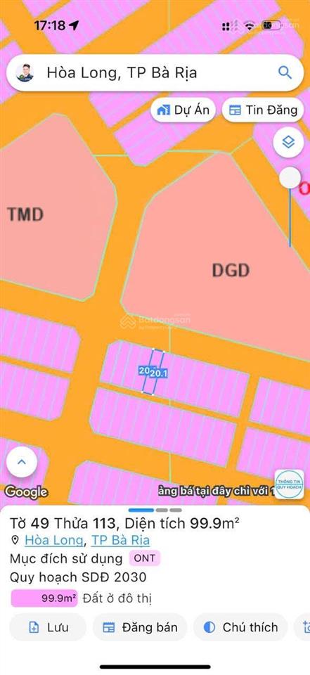 Chính chủ bán nền đất p tam long, tp hồ chí minh