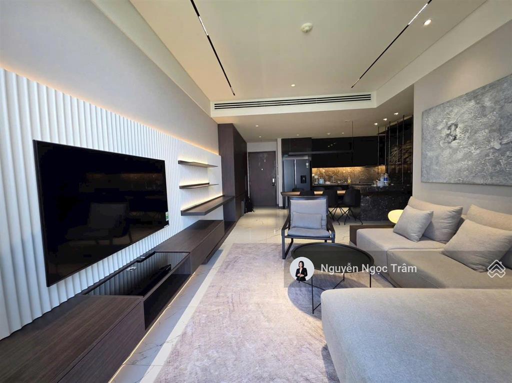 Cho thuê căn hộ 2 phòng ngủ đầy đủ nội thất đẹp, 98m2, view trực diện sông sài gòn, 55tr/tháng