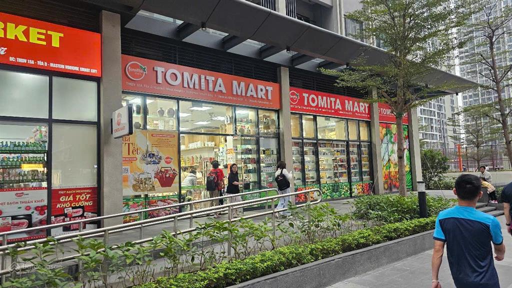 Cho thuê shop căn góc trung tâm 9 tòa chung cư vinhomes smart city dân đã về 152m2, giá 60tr
