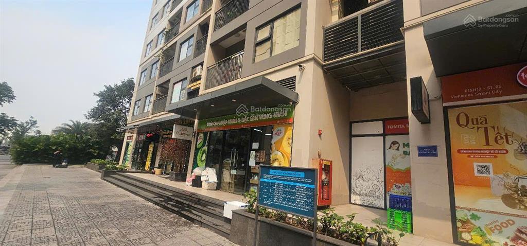 Cho thuê shop chân đế dự án vinhomes smart city 09/2029