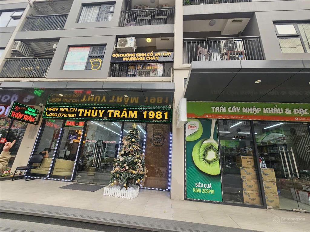 Cho thuê shop chân đế dự án vinhomes smart city 09/2029