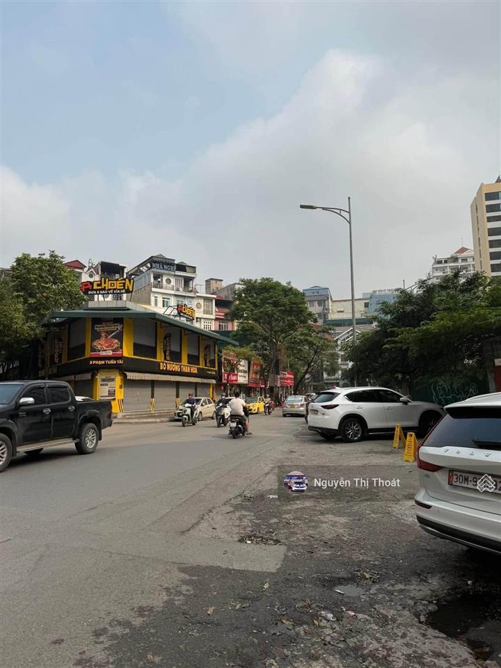 Chính chủ bán đất mặt phố phạm tuấn tài 125m mt 25m giá nhỉnh 70 tỷ lô góc 3 thoáng xây tòa vp kd