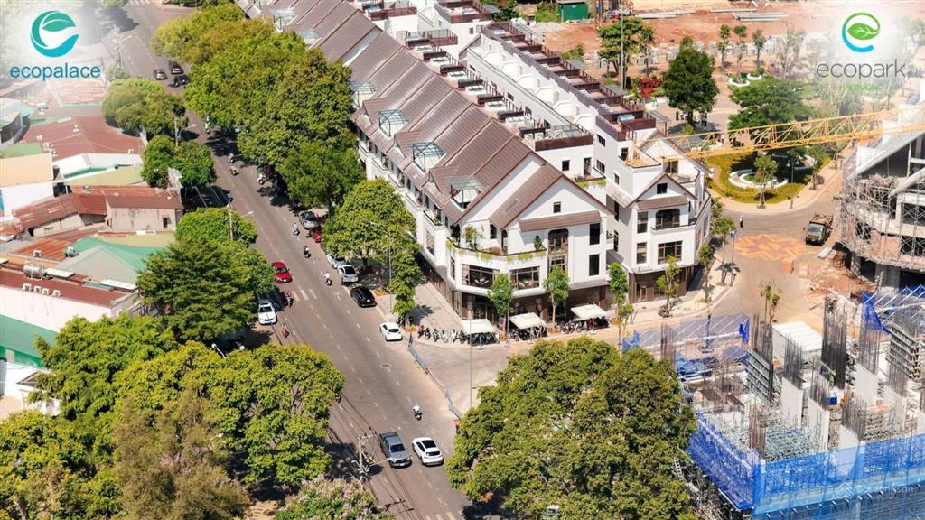 Shophouse ecopalace bmt 5 tầng 23 mt, khai thác kd, dòng tiền 6080tr/th, miễn lãi 24th, sổ riêng