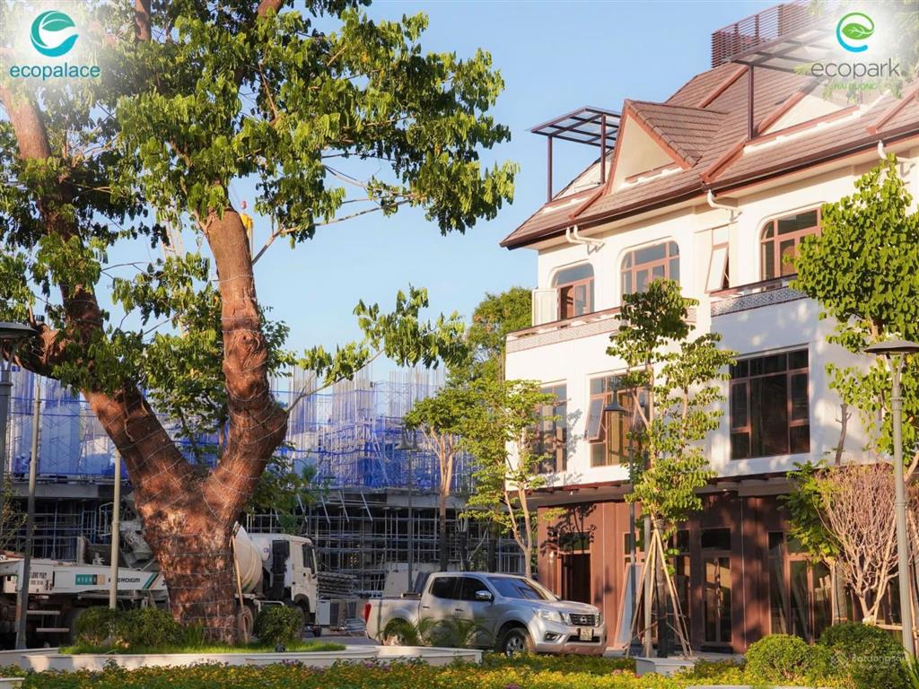 Shophouse ecopalace bmt 5 tầng 23 mt, khai thác kd, dòng tiền 6080tr/th, miễn lãi 24th, sổ riêng