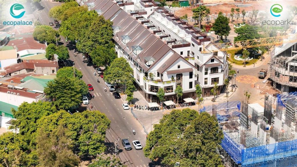 Shophouse ecopalace bmt 5 tầng 23 mt, khai thác kd, dòng tiền 6080tr/th, miễn lãi 24th, sổ riêng