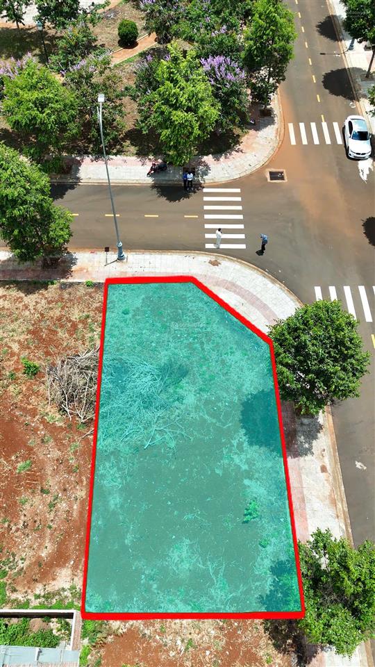 Bán lô góc 2 mt kđt ân phú 189.9m² full thổ cư, đường 13.5m, vị trí đẹp, giá mềm