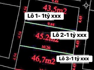Chính chủ em bán 2 lô đất 2 mặt tiền tại khu phố mai động, phường hương mạc, từ sơn.