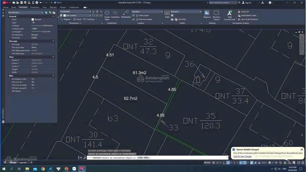F0 mai động view hồ giá mềm 2 tỷ x mai động từ sơn bắc ninh 61,3m | mt 4,5m