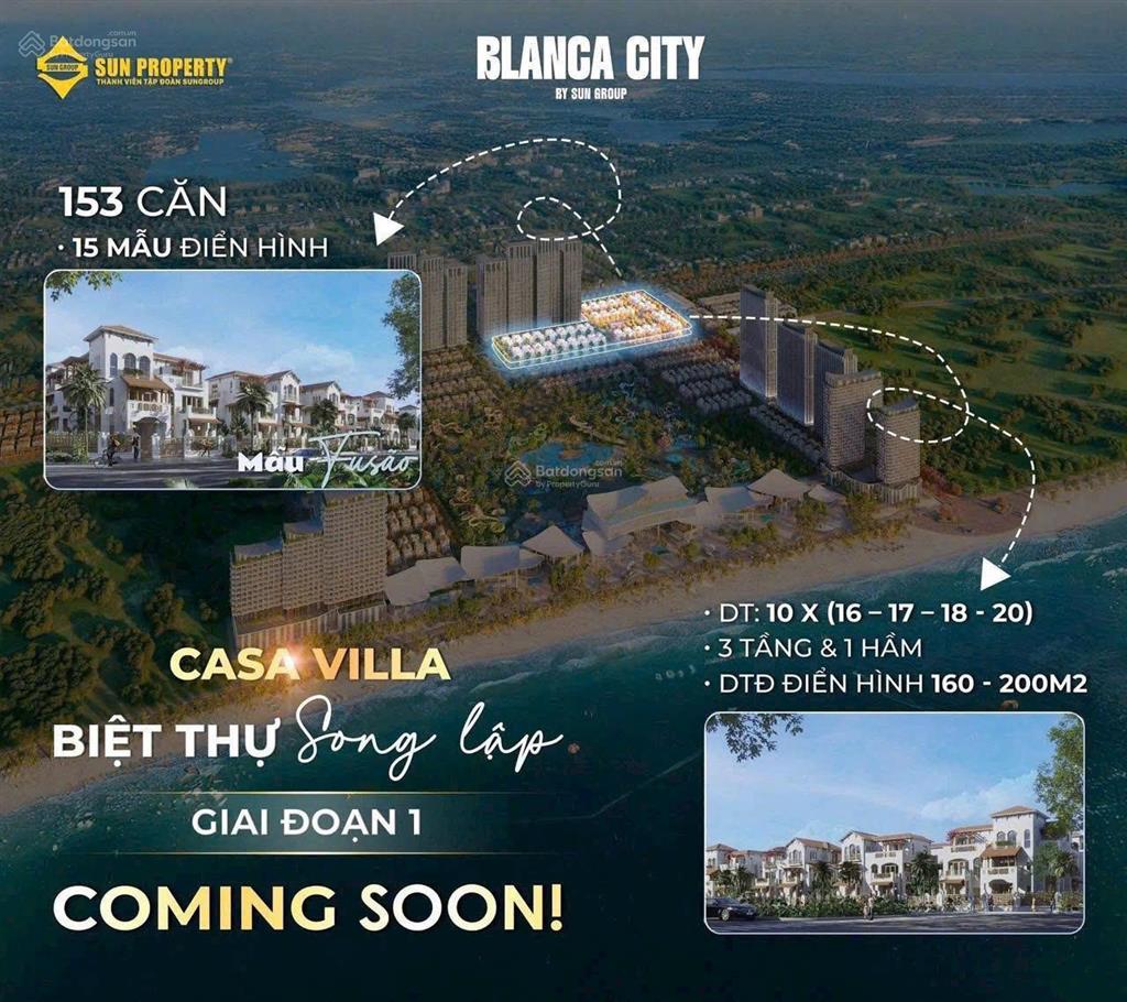 Biệt thự biển blanca city sun group vũng tàu số lượng giới hạn