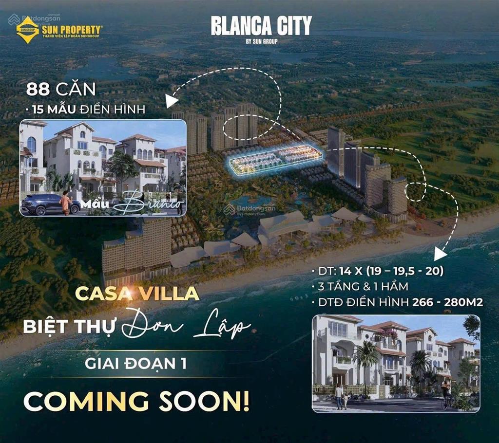Biệt thự biển blanca city sun group vũng tàu số lượng giới hạn