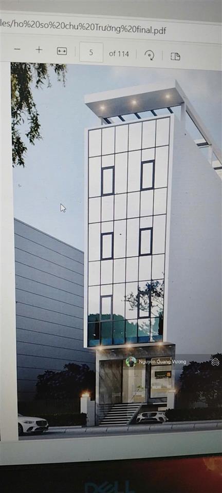Tòa office 75 triệu 1 hầm  1 trệt  3 lầu  sân thượng có mái 25m2