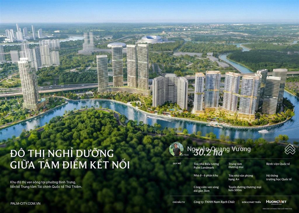 Palm river  palm city | căn hộ ven sông quận 2 chỉ 6 căn/tầng, tất cả đều là căn góc