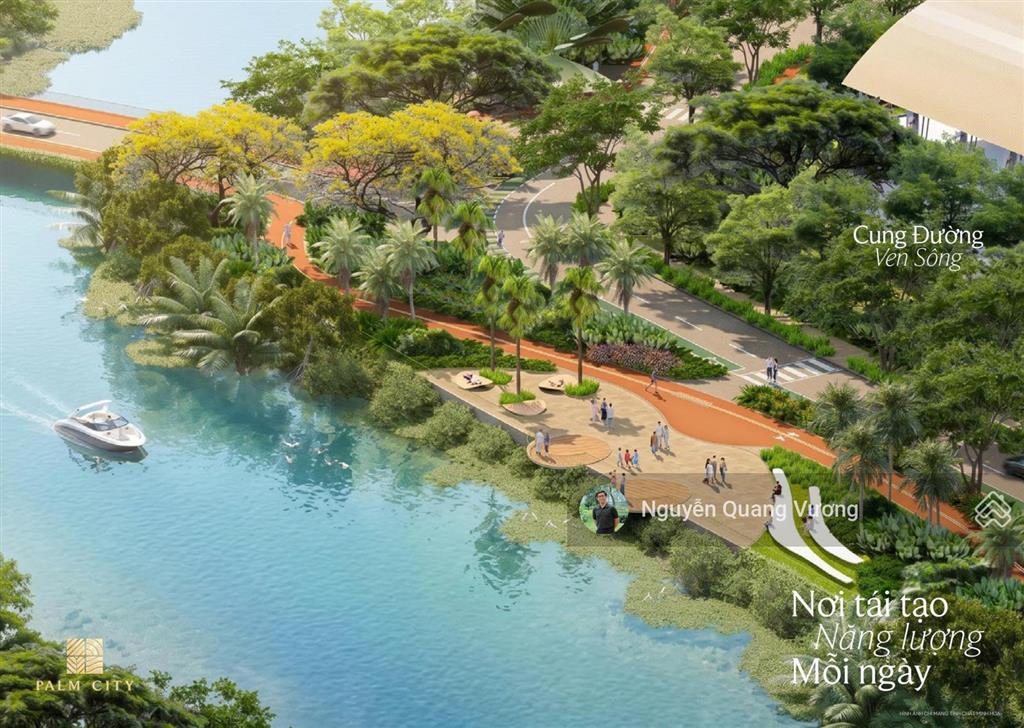 Palm river  palm city | căn hộ ven sông quận 2 chỉ 6 căn/tầng, tất cả đều là căn góc