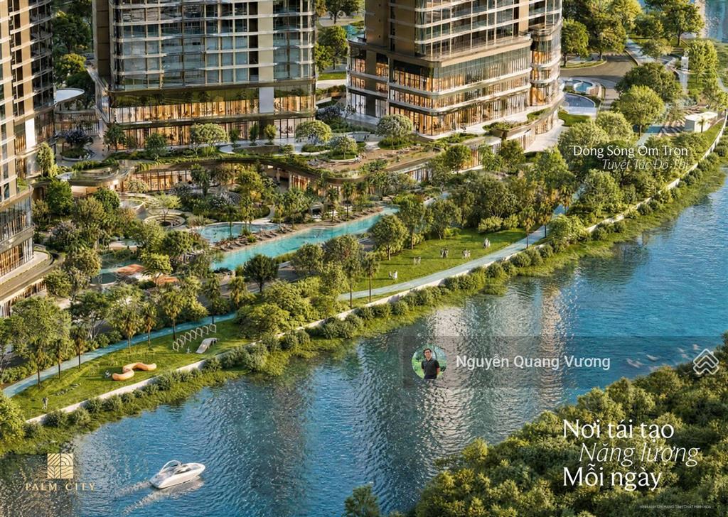 Palm river  palm city | căn hộ ven sông quận 2 chỉ 6 căn/tầng, tất cả đều là căn góc
