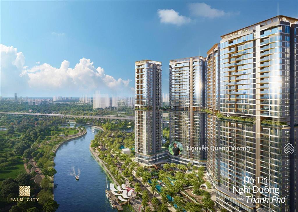 Palm river  palm city | căn hộ ven sông quận 2 chỉ 6 căn/tầng, tất cả đều là căn góc