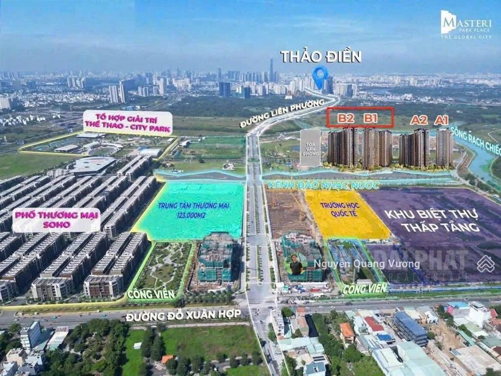 Căn hộ 2pn 9 tỷ 248 triệu lumière midtown (the global city)
