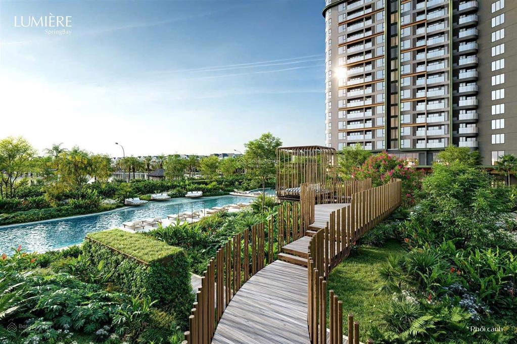 Lumiere springbay cần bán gấp căn duplex tầm view ôm trọn công viên hồ tạo sóng giá rẻ không chênh