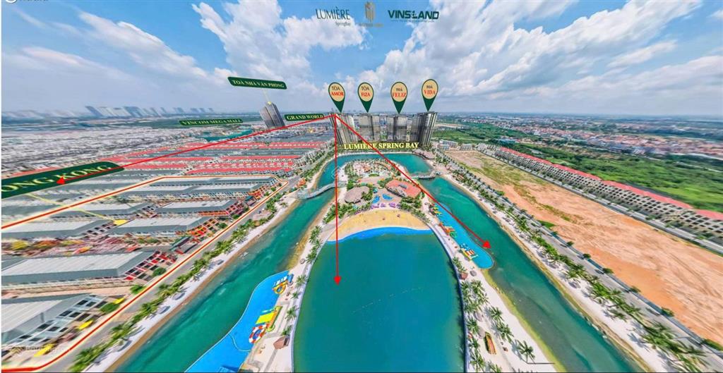 Lumiere springbay cần bán gấp căn duplex tầm view ôm trọn công viên hồ tạo sóng giá rẻ không chênh