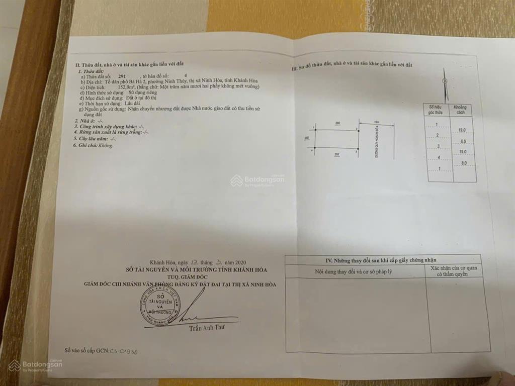 Bán đất tại ninh thủy, 29,5 triệu / m2, 308 m2, pháp lý đầy đủ, giá ưu đãi, view biển dốc lết đẹp