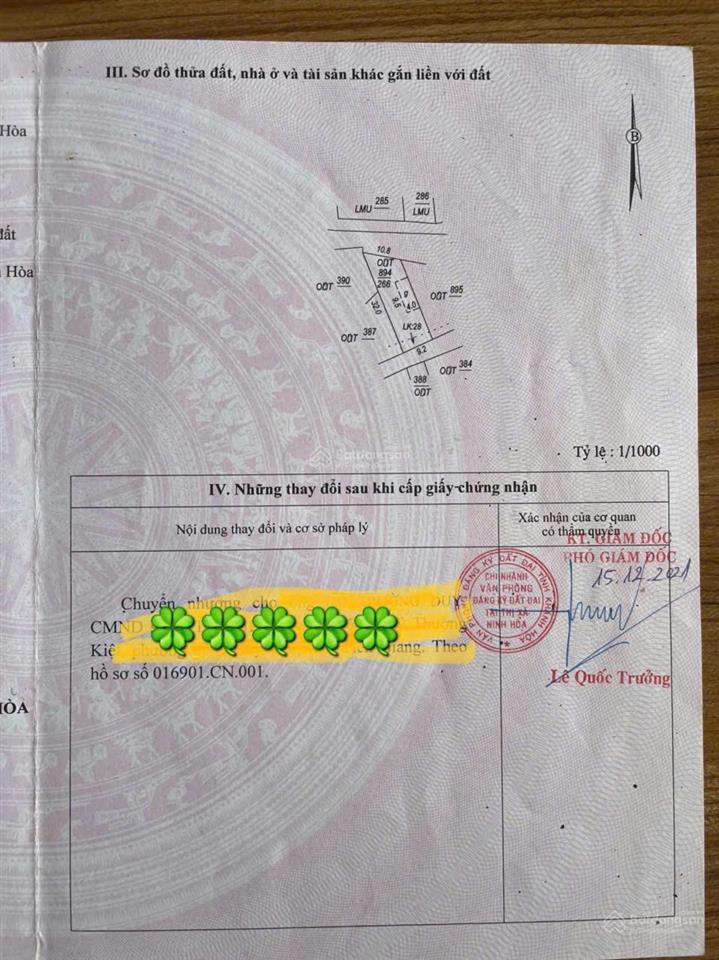 Chủ ngộp hạ 600tr bán nhanh đất mt đặng vinh hàm tdp6 bình tây, đông ninh hòa, khánh hòa