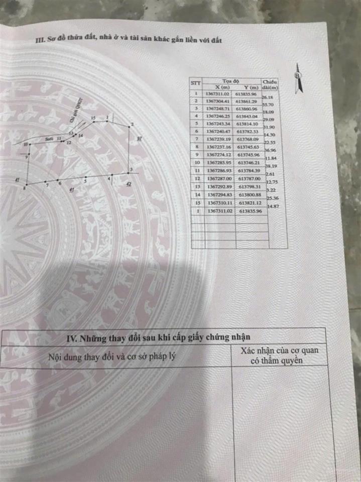Bán đất thôn tây, ninh vân, phường đông ninh hoà, khánh hoà