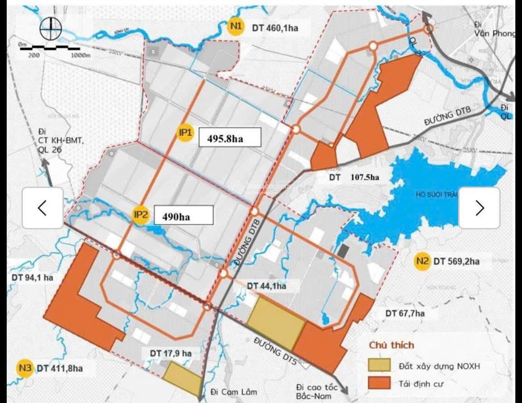 Bán đất 2 mặt tiền đường 6m phường tân định, ninh hoà đối diện kcn ninh xuân full thổ cư