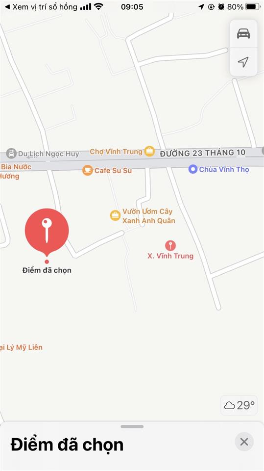 Bán đất ở gần metro, vĩnh trung