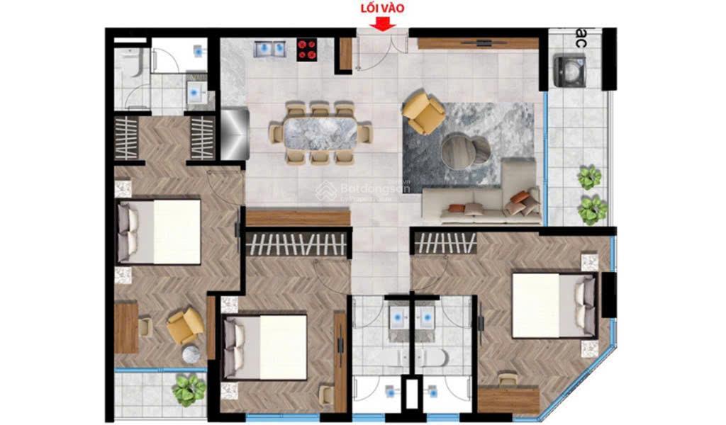 Hàng ngộp  chủ cần bán gấp căn góc 3pn  tầng cao, view svđ qk7  tặng nội thất  xem nhà 24/7