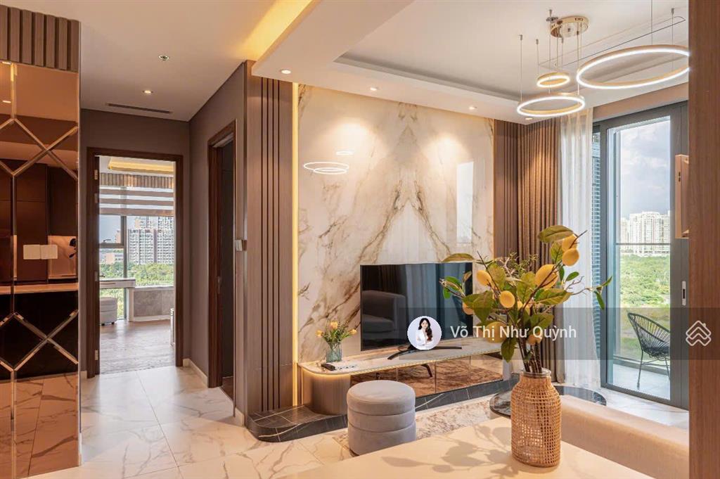 The crest residences  cho thuê căn hộ 2pn nội thất thiết kế sang trọng