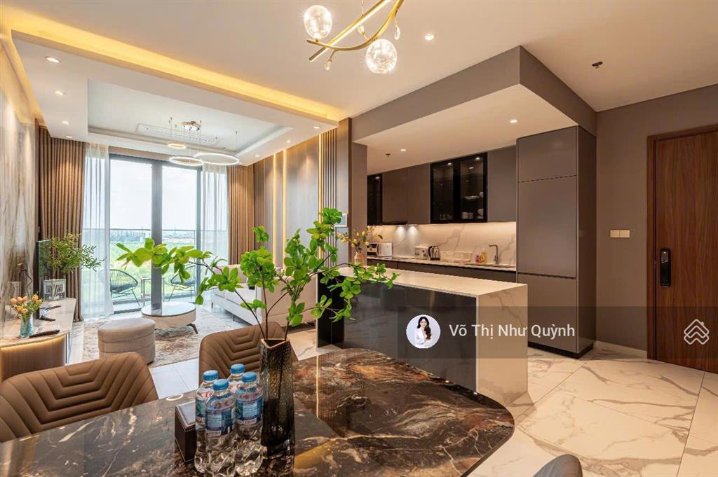 The crest residences  cho thuê căn hộ 2pn nội thất thiết kế sang trọng