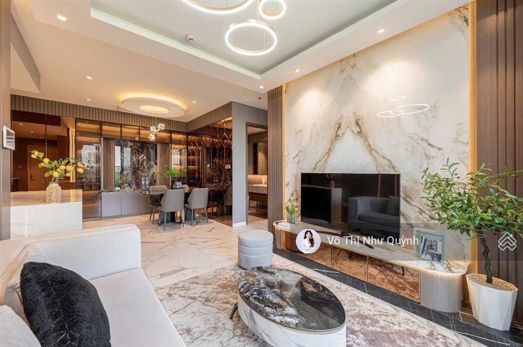 The crest residences  cho thuê căn hộ 2pn nội thất thiết kế sang trọng