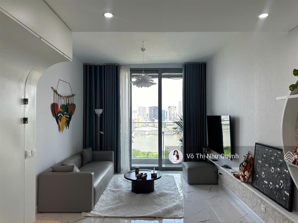 View sông q1, pháo hoa  cho thuê căn hộ 1pn tại empire city giá 30 triệu