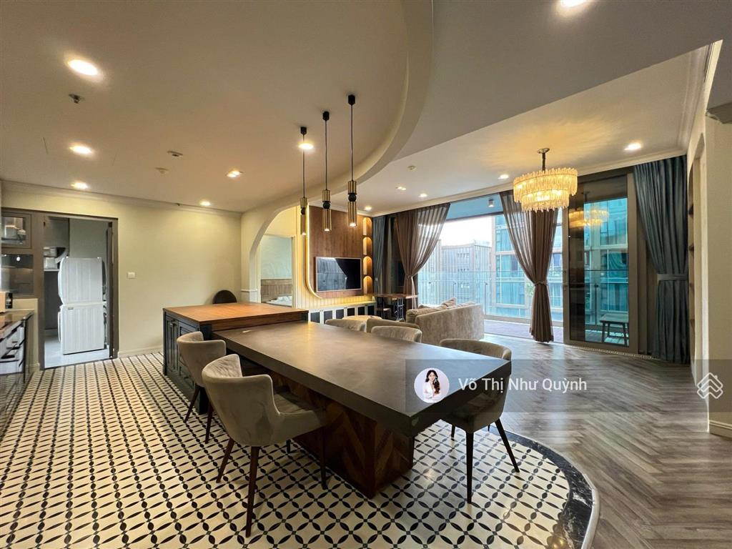 Căn hộ 3 phòng ngủ empire city, 155m2 full nội thất đẹp giá thuê chỉ 65 triệu
