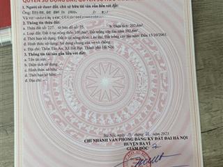 Cắt lỗ sâu lô đất đẹp gần hồ suối hai cơ hội đầu tư hiếm! 202m2, 6m mặt 100m2 đất ở, trục xe buyt