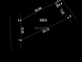 Lô góc 2 mặt tiền giá rẻ tại vật lại, ba vì! , 200m2 mặt 9,39m