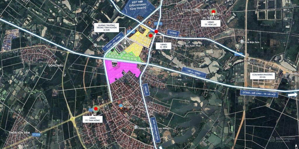 Khu đô thị yên lạc  dragon city