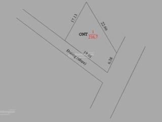 Bán 216m full ont . 2 mặt tiền tại xã yên bài