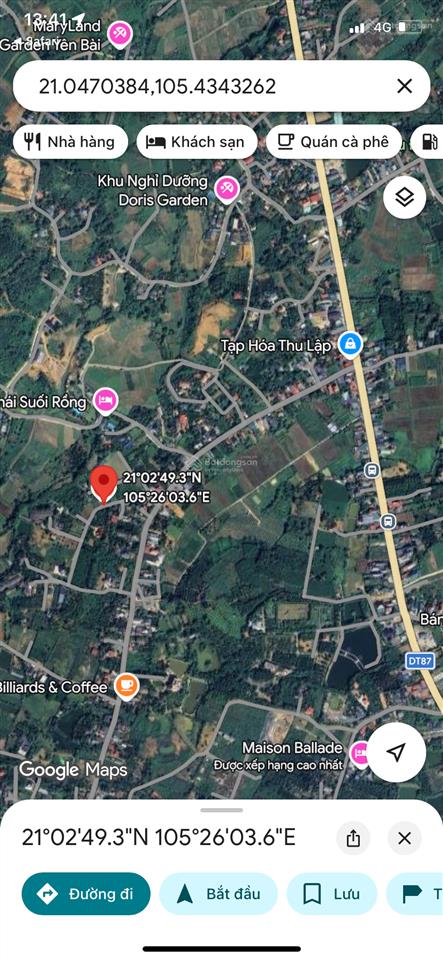 Bán lô đất đẹp, xã yên bài, giá đầu tư