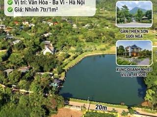 Bán lô đất view hồ cực kỳ đẹp giá đầu tư tại vân hòa