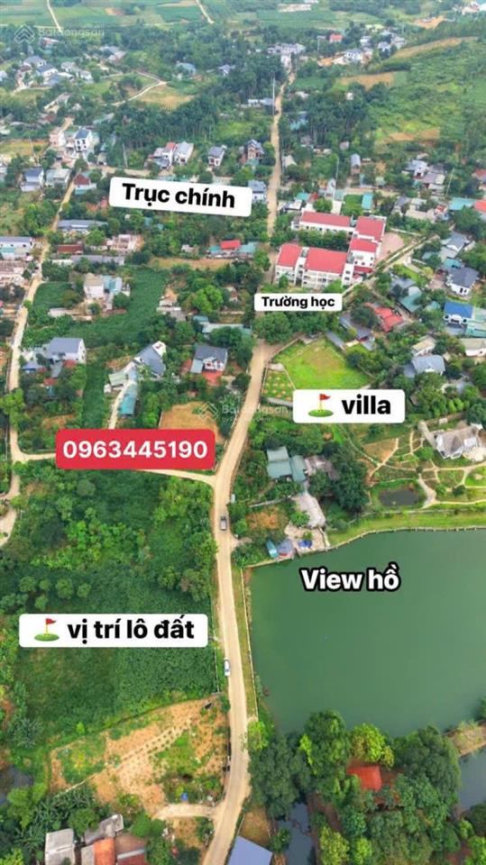 Bán lô đất view hồ cực kỳ đẹp giá đầu tư tại vân hòa