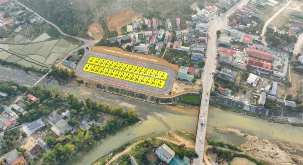 Bán lô đất 2 mặt tiền tại xã sơn thịnh, giá đầu tư