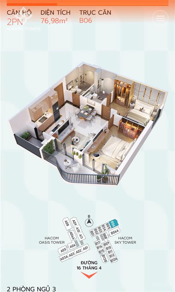 Tin giá thật  em khang chuyên bán căn hộ hacom tower, nam khánh hòa. sở hữu lâu dài.  0839 916 ***