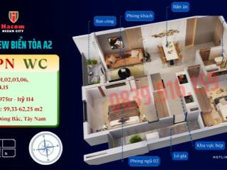 Căn hộ NOXH View đẹp nhất tại Nam Khánh Hòa Hacom Ocean City