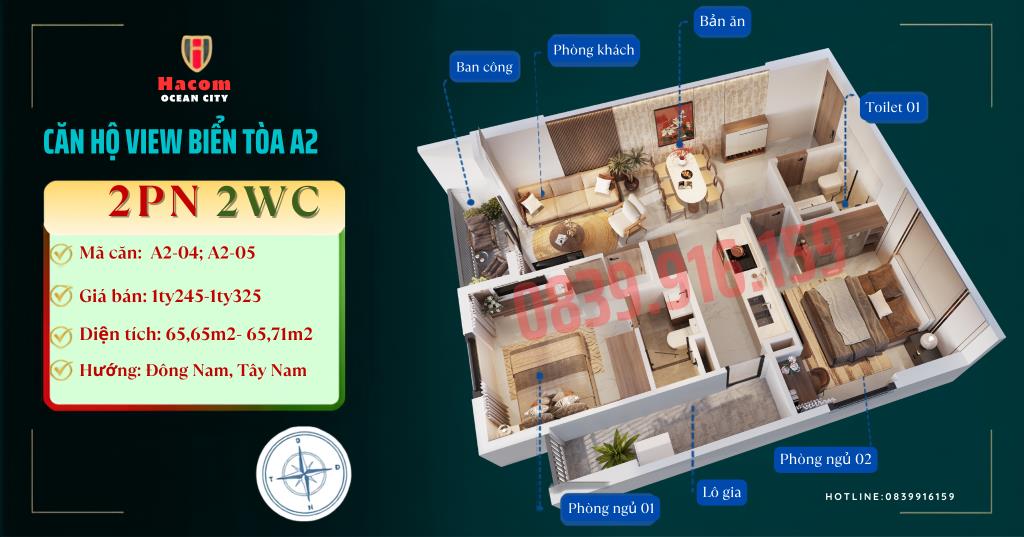 NOXH Hacom Ocean City liên hệ 0839916159