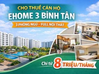 Cho thuê căn hộ 3 phòng ngủ full nội thất  chỉ bẳng giá căn 2pn