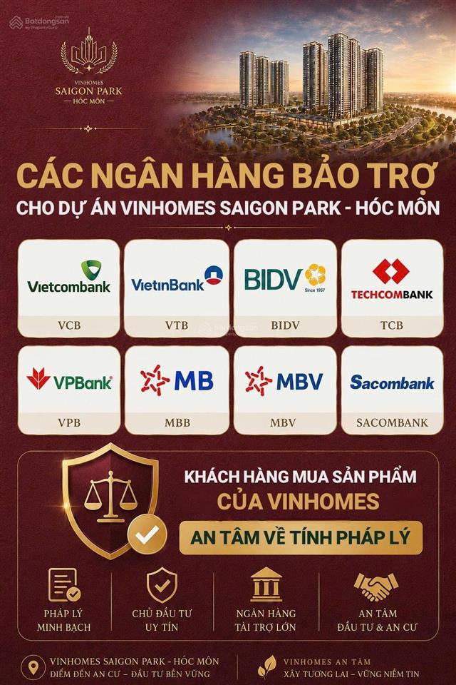Nhận bảng giá  vinhomes saigon park  hóc môn  booking ngay suất độc quyền  suất ngoại giao