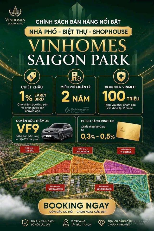 Nhận bảng giá  vinhomes saigon park  hóc môn  booking ngay suất độc quyền  suất ngoại giao